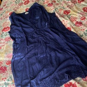 Old navy royal blue xxl cotton dress